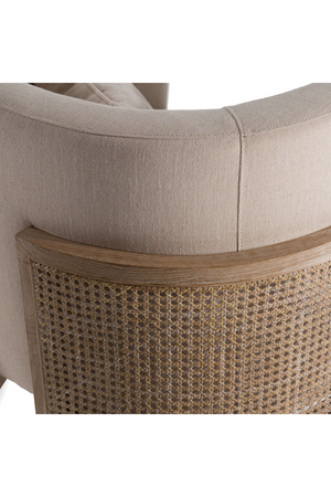 Gray Oak Rattan Accent Chair | OROA Modern Haney | Oroa.com