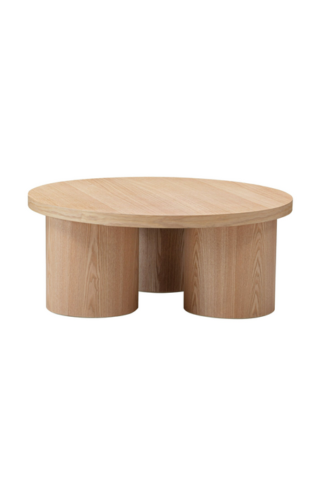 Oak Round Coffee Table | OROA Modern Babson | Oroa.com