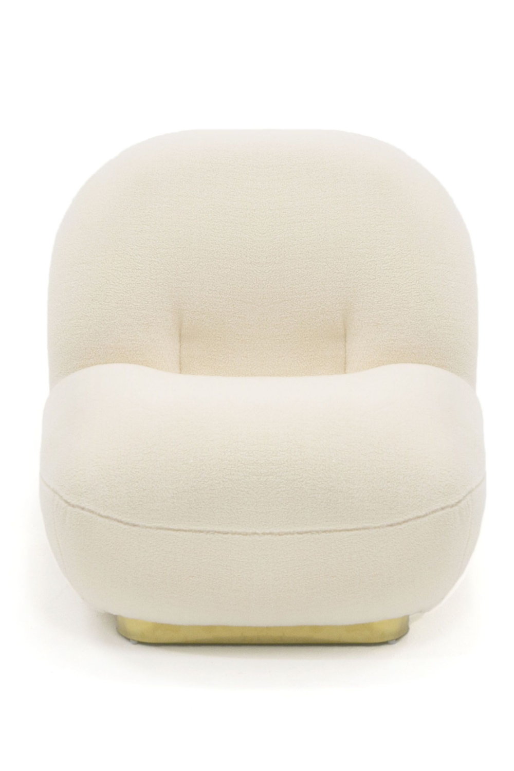 White Sherpa Accent Chair | OROA Modern Crestone | Oroa.com