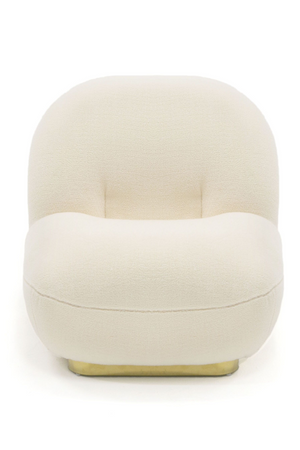 White Sherpa Accent Chair | OROA Modern Crestone | Oroa.com