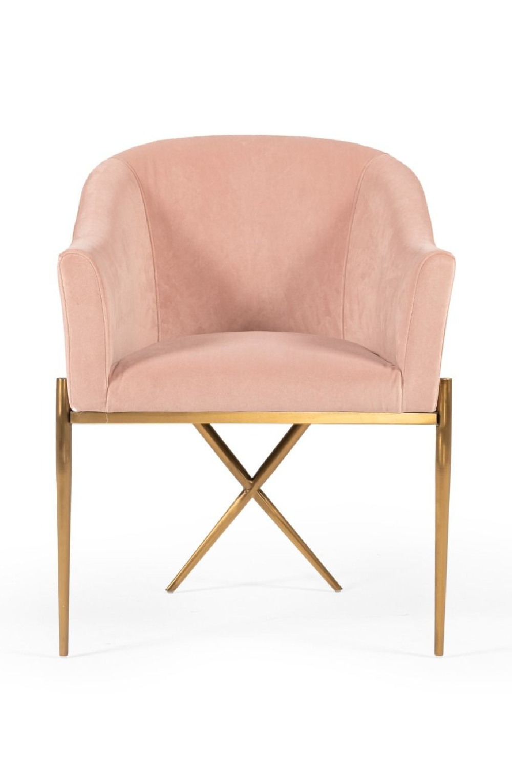 Pink Velvet Accent Chair | OROA Modern Mancos | Oroa.com
