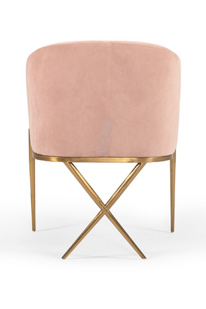 Pink Velvet Accent Chair | OROA Modern Mancos | Oroa.com