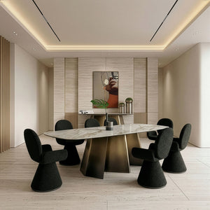   Modern European furniture - Brushed Bronze Dining Table - www.oroa.com | Oroa.com