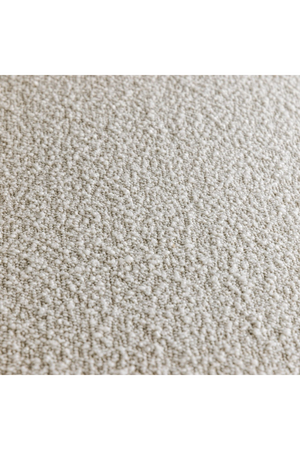 Oak-Framed White Loveseat | OROA Modern Aledo | Oroa.com