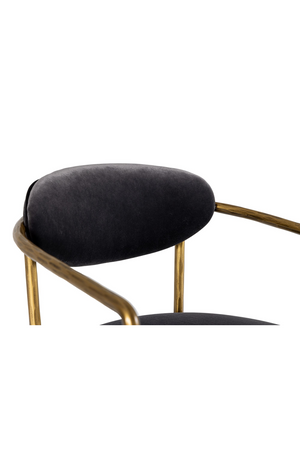 Gray Velvet Counter Chair | OROA Modern Baird | Oroa.com