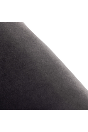 Brass-Framed Gray Velvet Dining Chair | OROA Modern Baird | Oroa.com