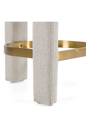 Beige Curved Counter Chair | OROA Modern Adam | Oroa.com