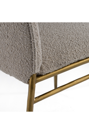 Brass-Framed Padded Dining Chair | OROA Modern Atlanta | Oroa.com
