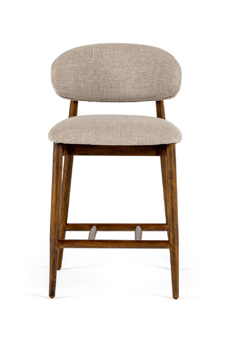 Beige Linen Counter Chair | OROA Modern Blum | Oroa.com