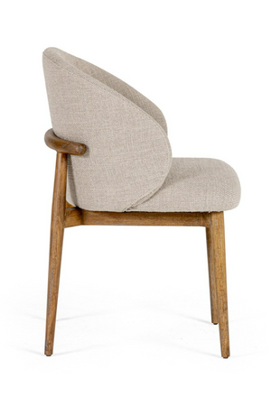 Beige Linen Dining Chair | OROA Modern Blum | Oroa.com