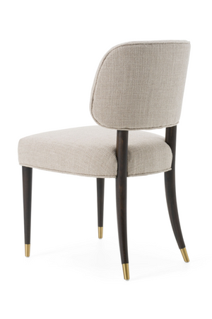 Oak Framed Beige Side Chair | OROA Modern Kathy | Oroa.com