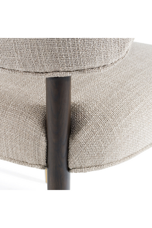 Oak Framed Beige Side Chair | OROA Modern Kathy | Oroa.com