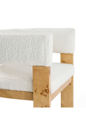 Burl Framed Cream Counter Chair | OROA Modern Letha | Oroa.com