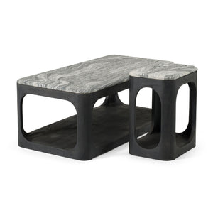   White Granite End Table | Oroa.com