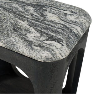   White Granite End Table | Oroa.com