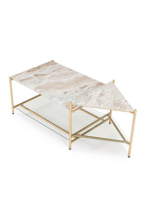 Beige Marble Coffee Table | OROA Modern Mosk | Oroa.com