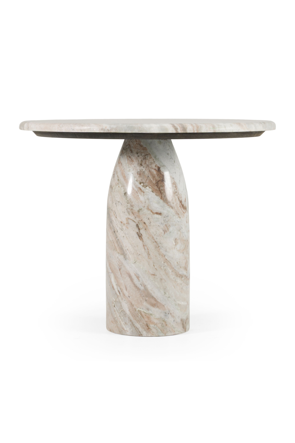 Natural Marble Round Coffee Table | OROA Modern Isaac | Oroa.com