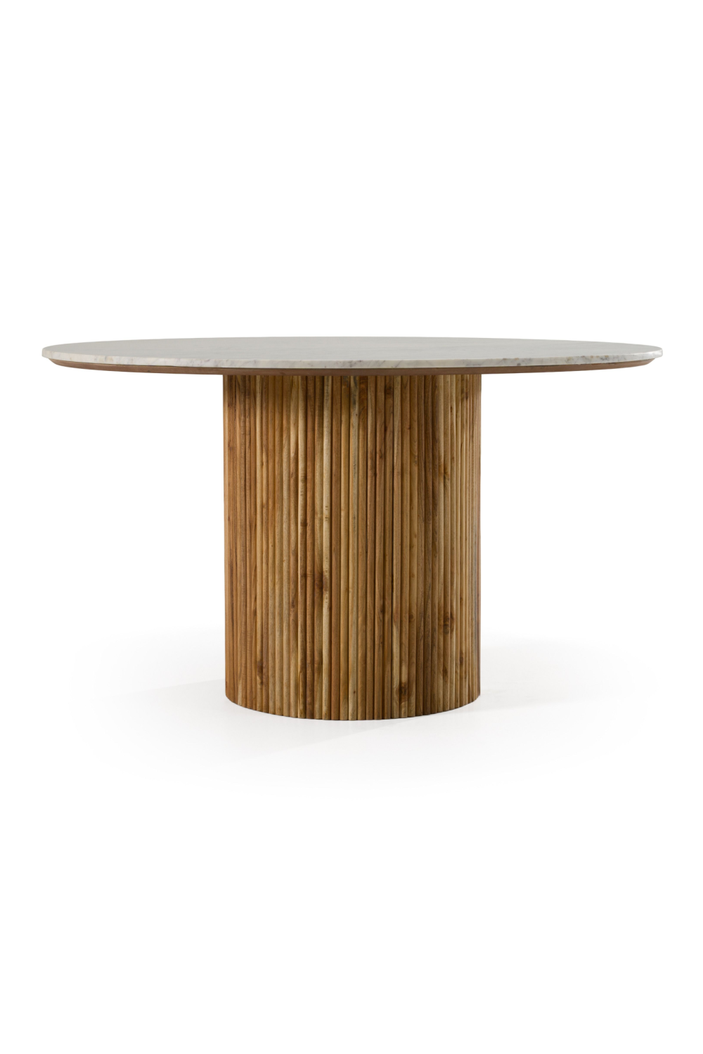 Round White Marble Dining Table | OROA Modern Shirley | Oroa.com