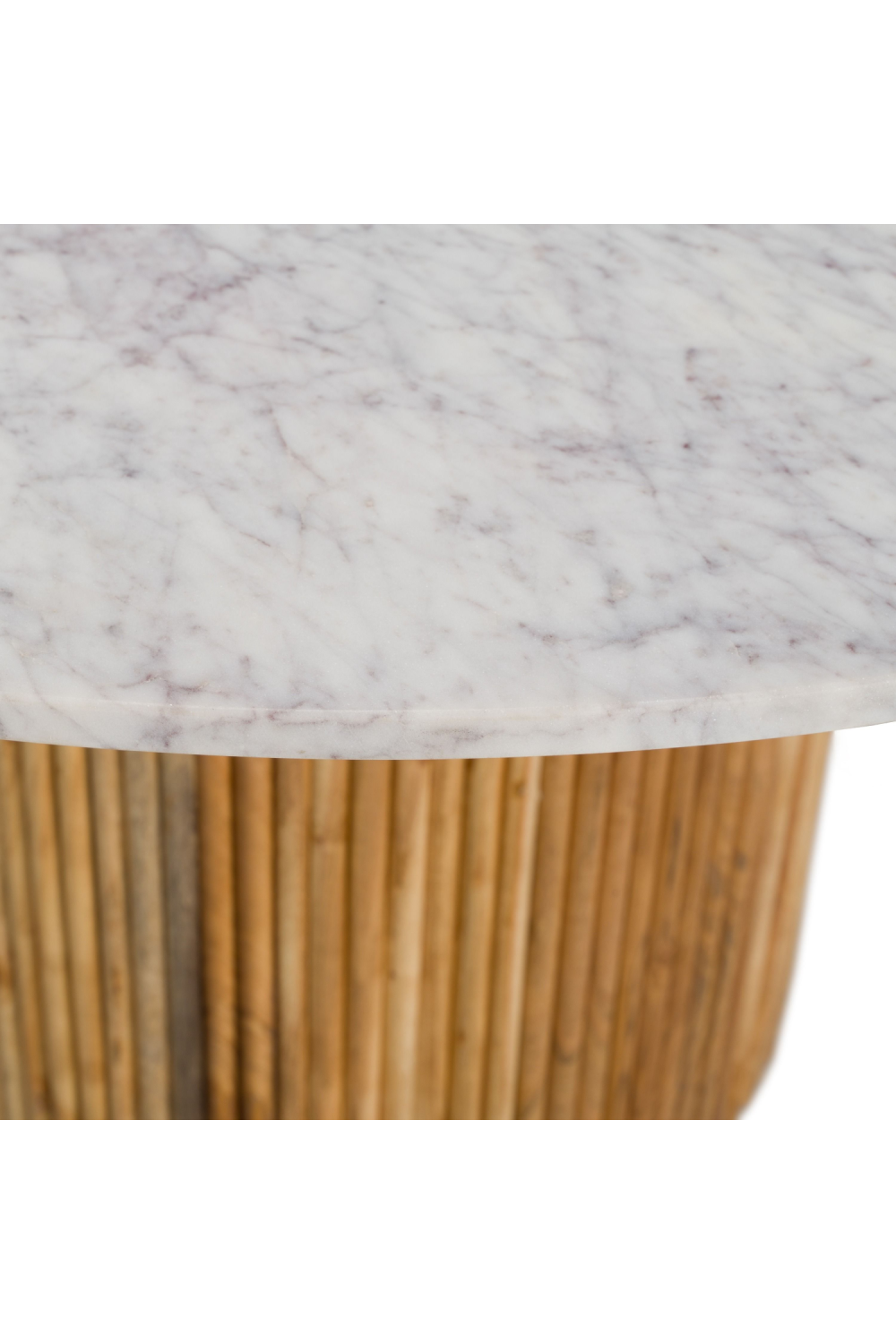 Round White Marble Dining Table | OROA Modern Shirley | Oroa.com