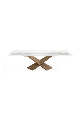 Extendable Glass Dining Table | OROA Modern Scott | Oroa.com