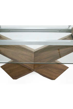 Extendable Glass Dining Table | OROA Modern Scott | Oroa.com