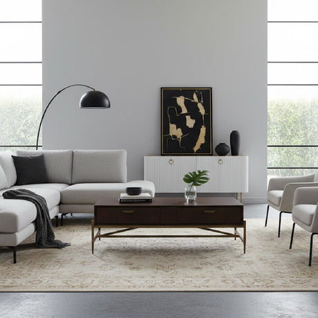   Acacia 2-Drawer Coffee Table | Oroa.com