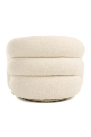 White Boucle Accent Chair | OROA Modern Joshua | Oroa.com