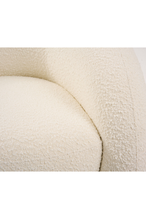 White Boucle Accent Chair | OROA Modern Joshua | Oroa.com