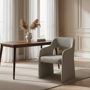 Gray Cut-Out Dining Chair | OROA Modern Bishop