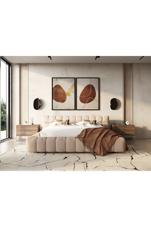 Tufted Queen Bed | OROA Modern Tyree | Oroa.com