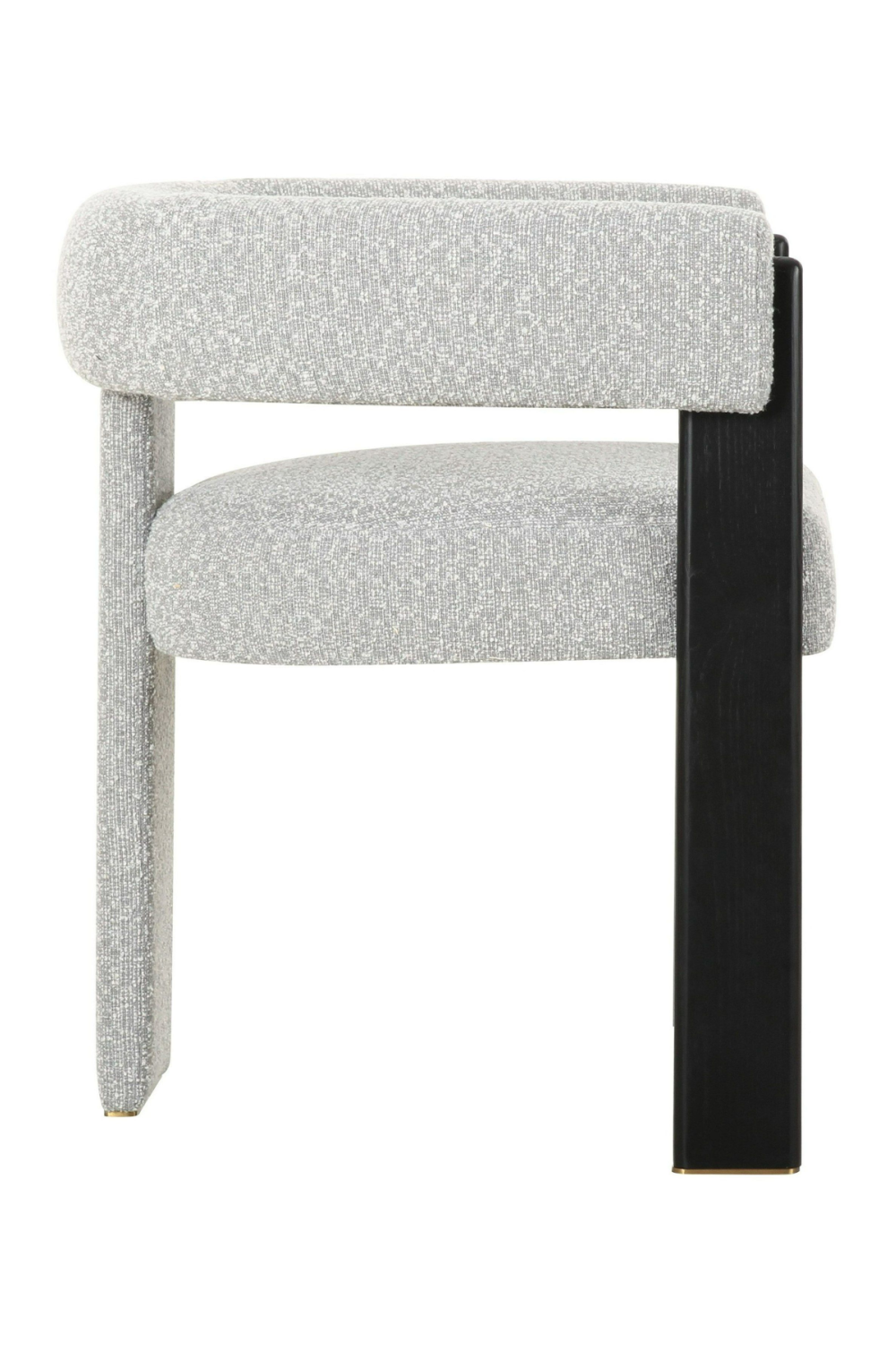 Gray Curved Dining Chair | OROA Modern Kenmare | Oroa.com
