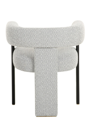 Gray Curved Dining Chair | OROA Modern Kenmare | Oroa.com