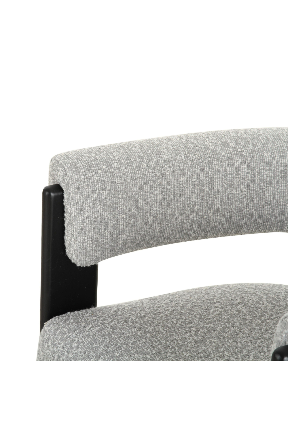 Gray Curved Dining Chair | OROA Modern Kenmare | Oroa.com