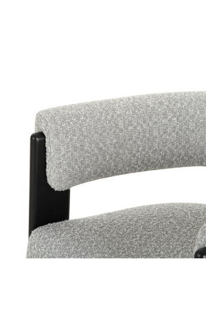 Gray Curved Dining Chair | OROA Modern Kenmare | Oroa.com