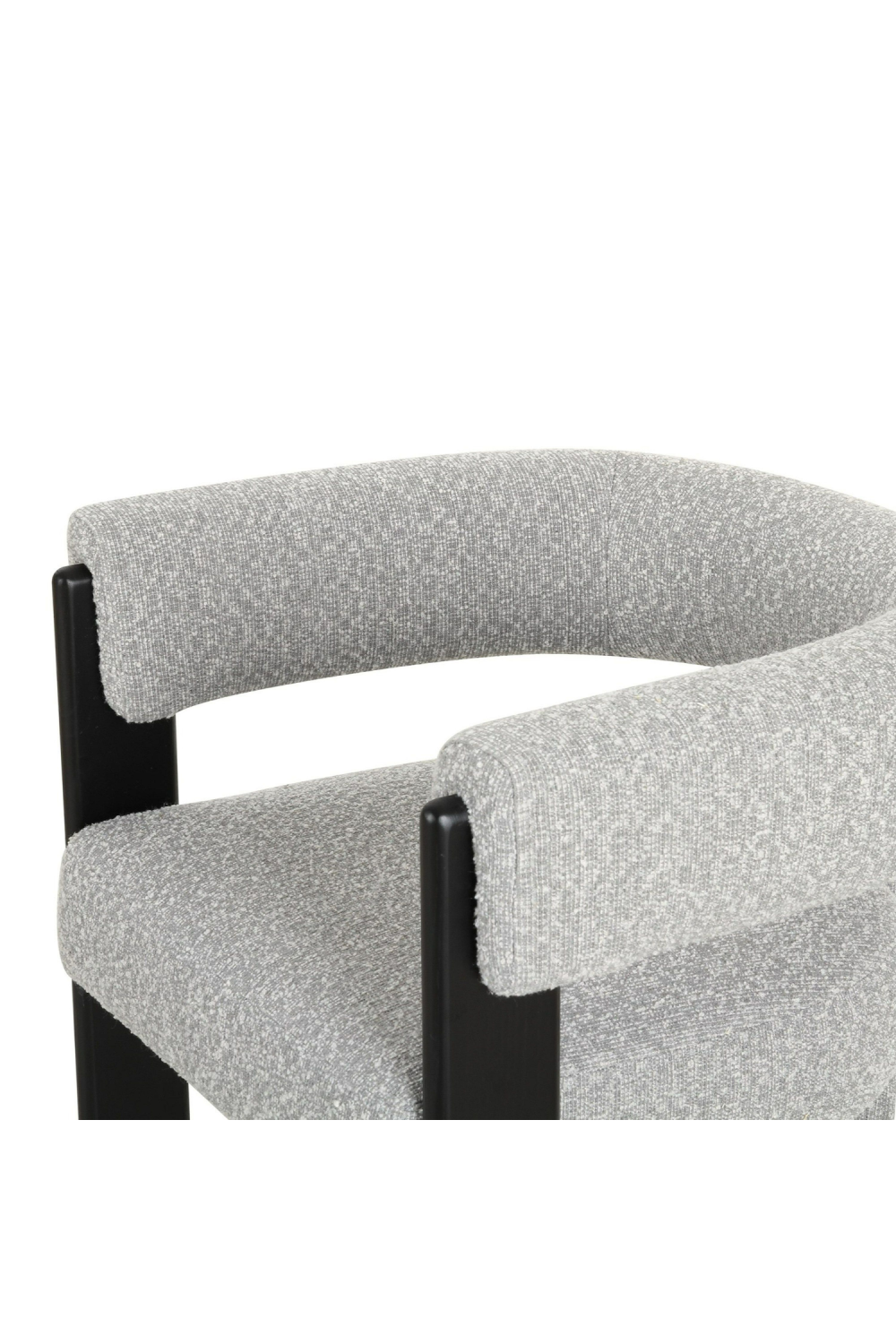 Gray Curved Dining Chair | OROA Modern Kenmare | Oroa.com