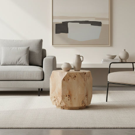   Mappa Burl End Table | Oroa.com