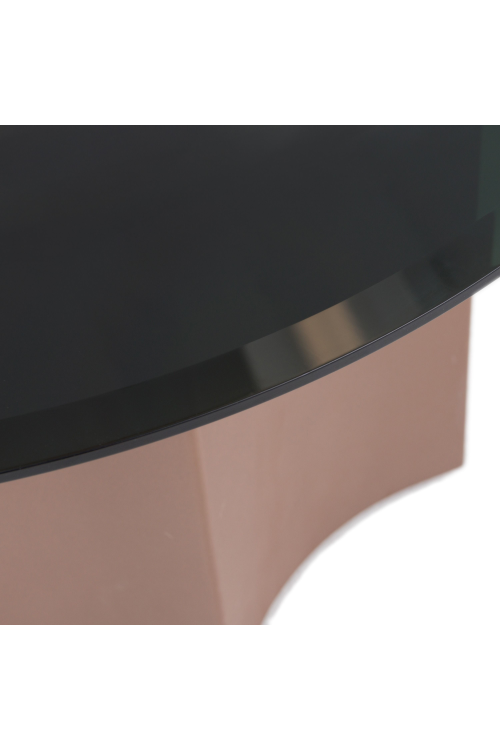 Black Mirror Round Coffee Table | OROA Modern Ingram | Oroa.com