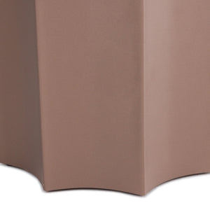   Black Mirror Round End Table | Oroa.com