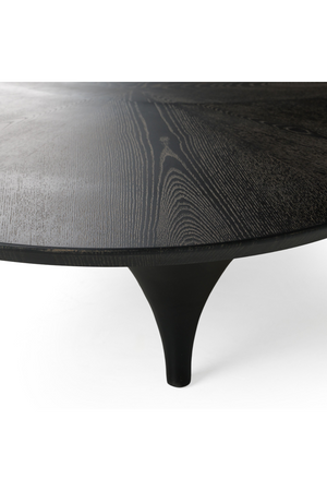 Free-Form Black Ash Coffee Table | OROA Modern Beulah | Oroa.com