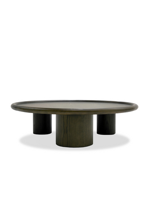 Brown Ash Round Nesting Tables (2) | OROA Modern Strauss | Oroa.com