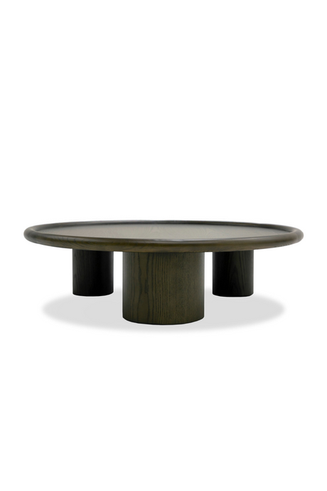 Brown Ash Round Nesting Tables (2) | OROA Modern Strauss | Oroa.com