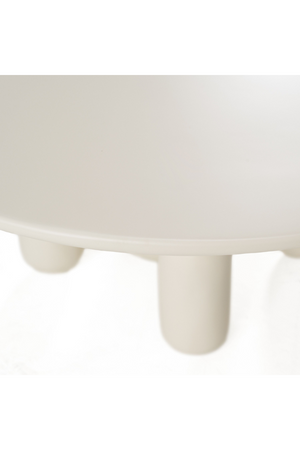 White Gloss Round Coffee Table | OROA Modern Gabby | Oroa.com