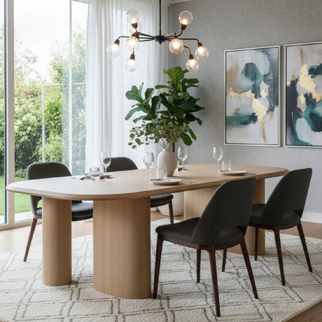   Ash Veneer Oval Dining Table | Oroa.com