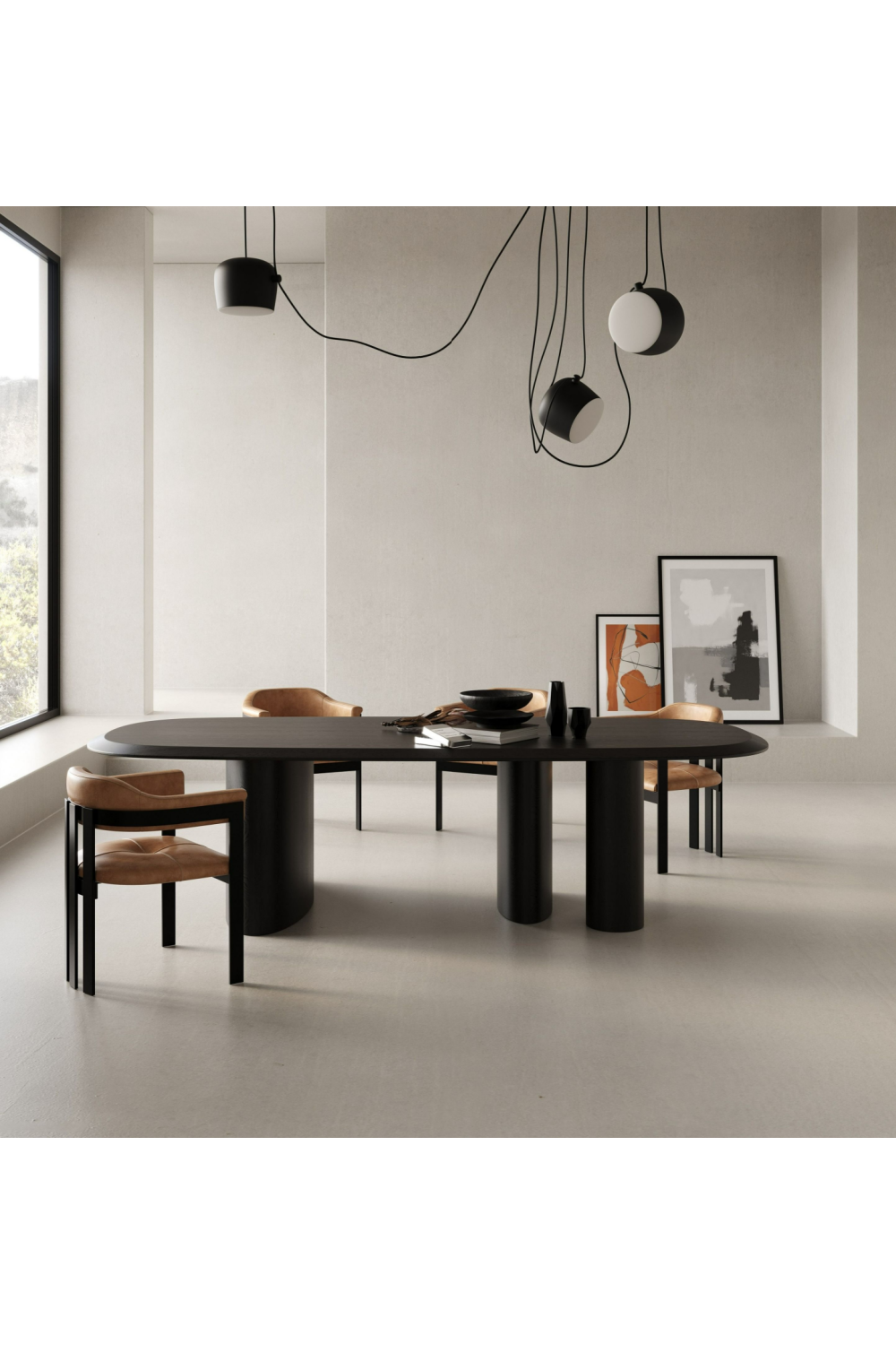 Ash Veneer Oval Dining Table | OROA Modern Summit | Oroa.com