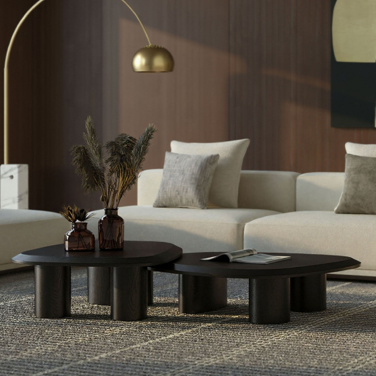   Freeform Ash Coffee Table Set (2) | Oroa.com