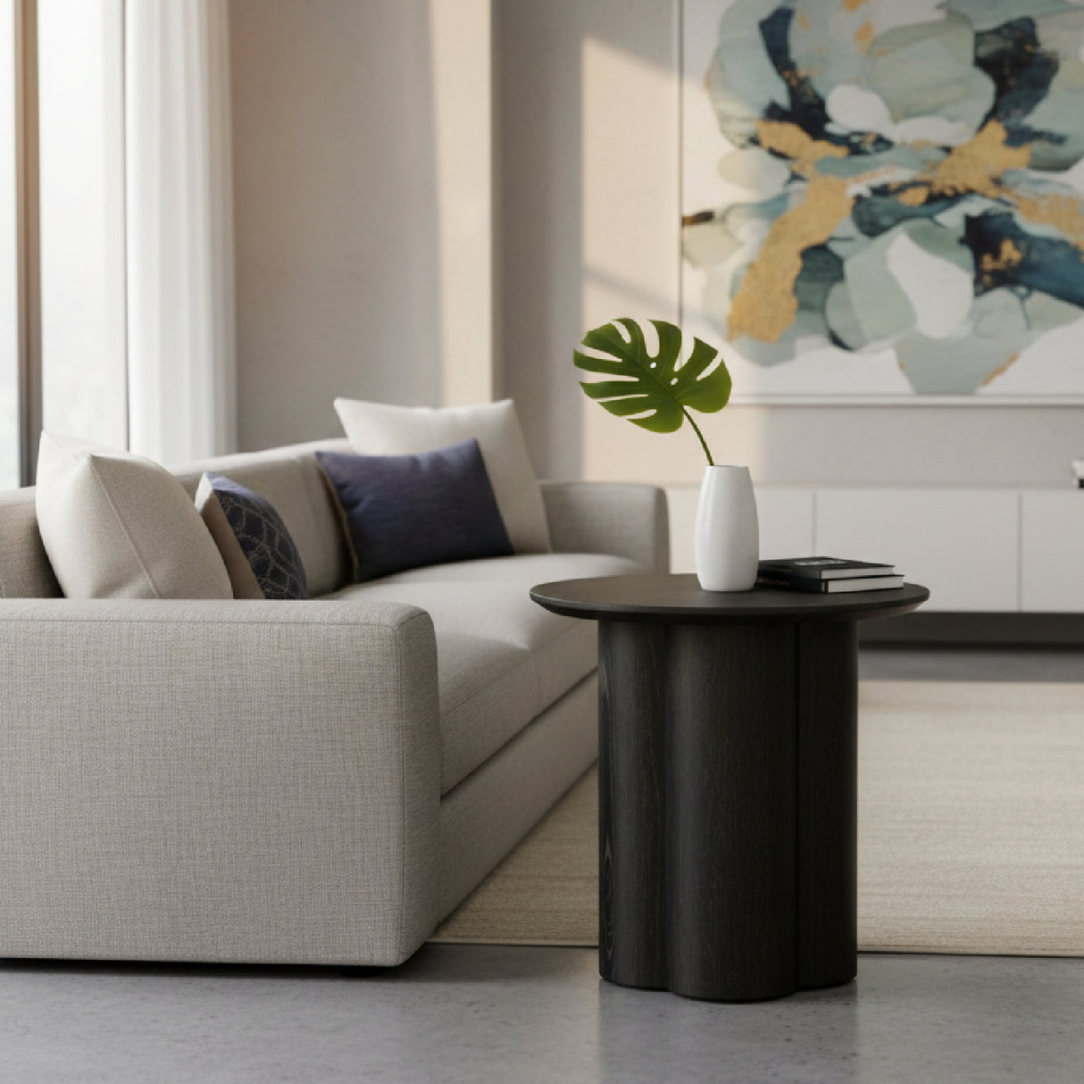 Black Ash End Table | OROA Modern Dolph