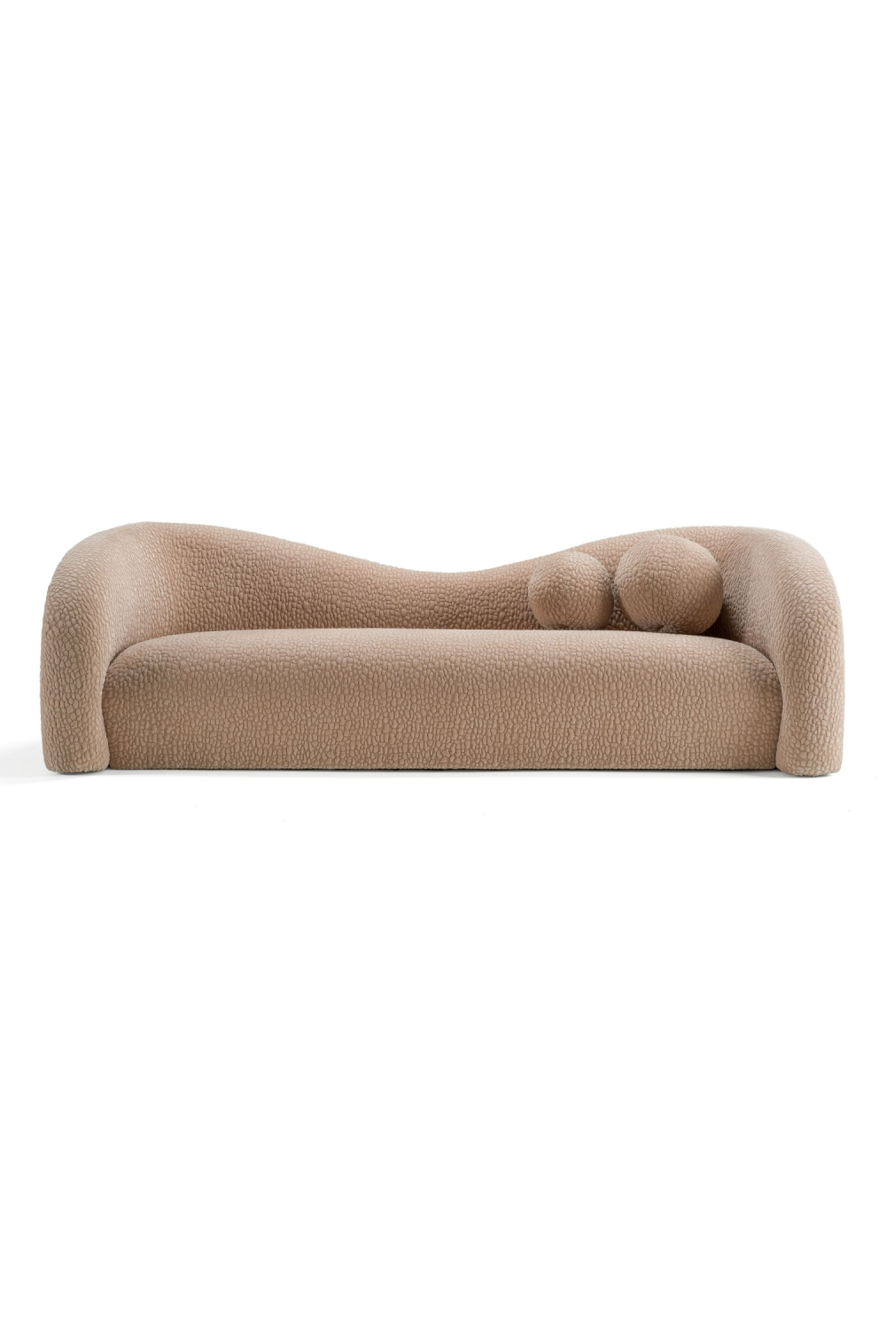 Wavy Back 4-Seater Sofa | OROA Modern Calico | Oroa.com