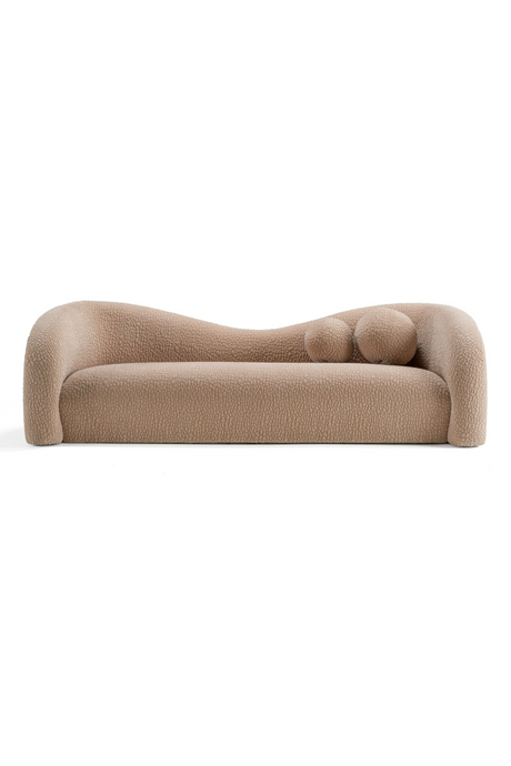 Wavy Back 4-Seater Sofa | OROA Modern Calico | Oroa.com