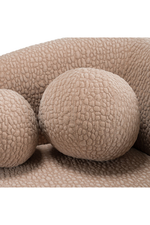 Wavy Back 4-Seater Sofa | OROA Modern Calico | Oroa.com