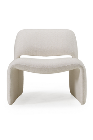 Gold Buttoned White Accent Chair | OROA Modern Tristan | Oroa.com